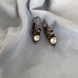 Vintage Rhinestones Drop Earrings